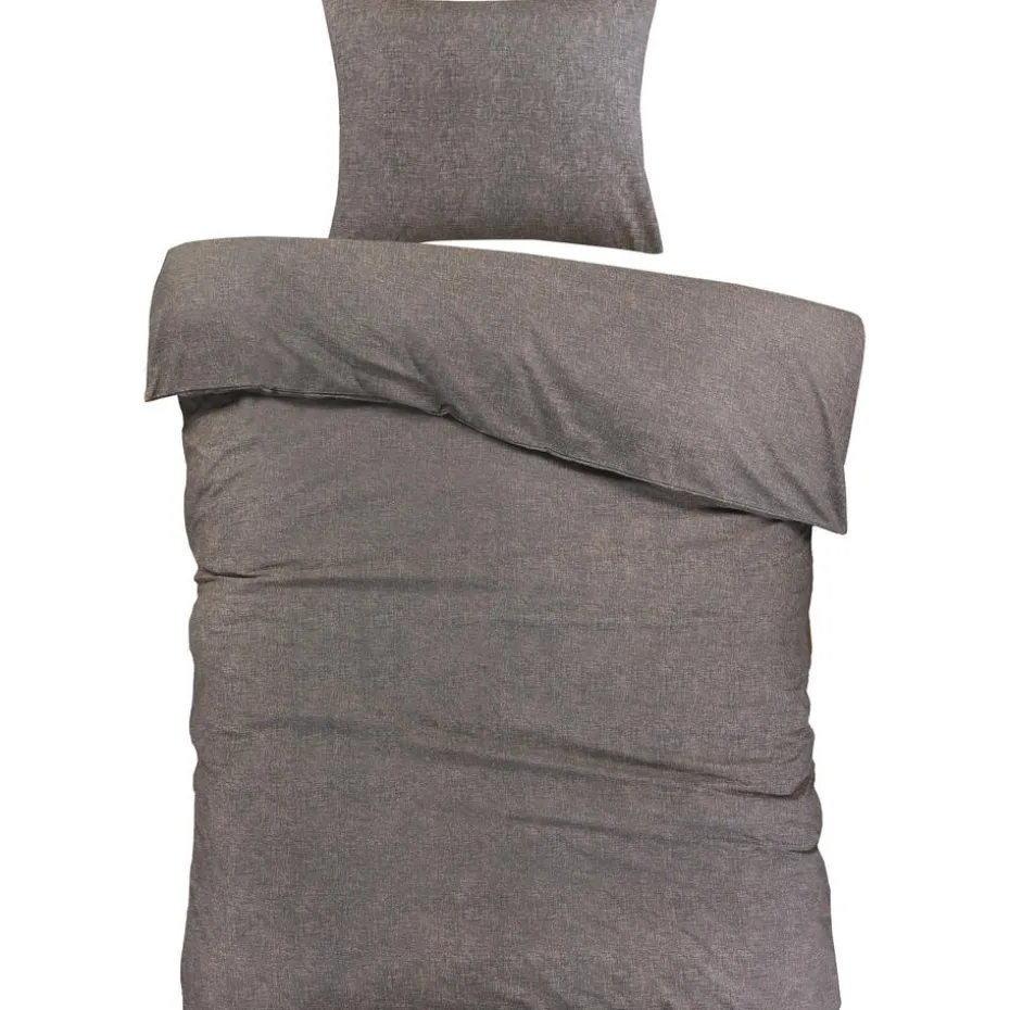 Dekbedovertrek Liva Bruin 140x200 cm