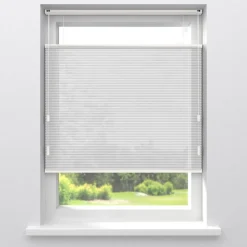 Fenstr Dubbel Plissé Elena Wit Lichtdoorlatend