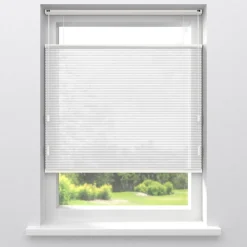 Fenstr Dubbel Plissé Jana Wit Lichtdoorlatend