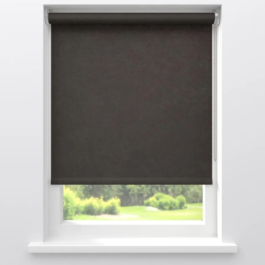 Fenstr Rolgordijn Gus Velours Bruin Verduisterend