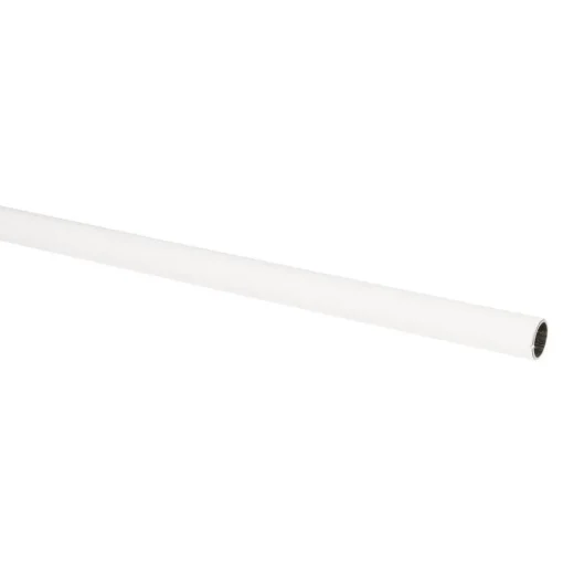 Gordijnroede 150 cm Wit Kunststof - Ø13mm