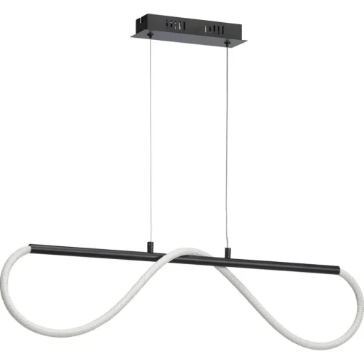 Hanglamp Faye Zwart 96x110 cm