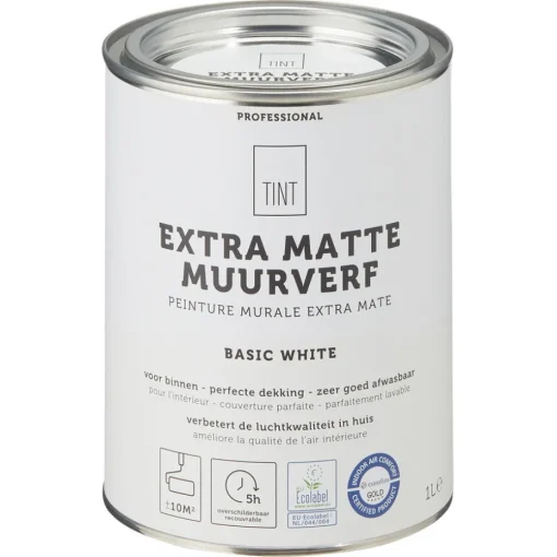 Muurverf Professional Basic White 1 l