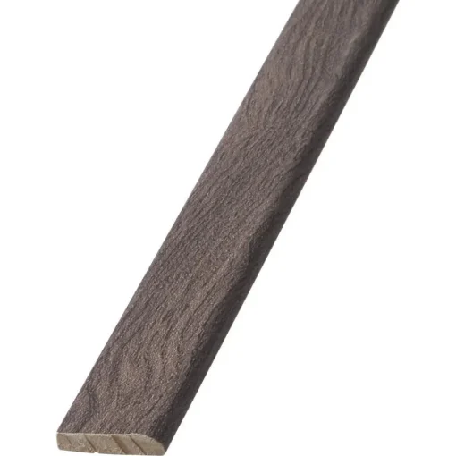 Plakplint Donkerbruin MDF 2,4 cm