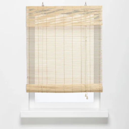 Rolgordijn Bamboe Naturel 150x160 cm