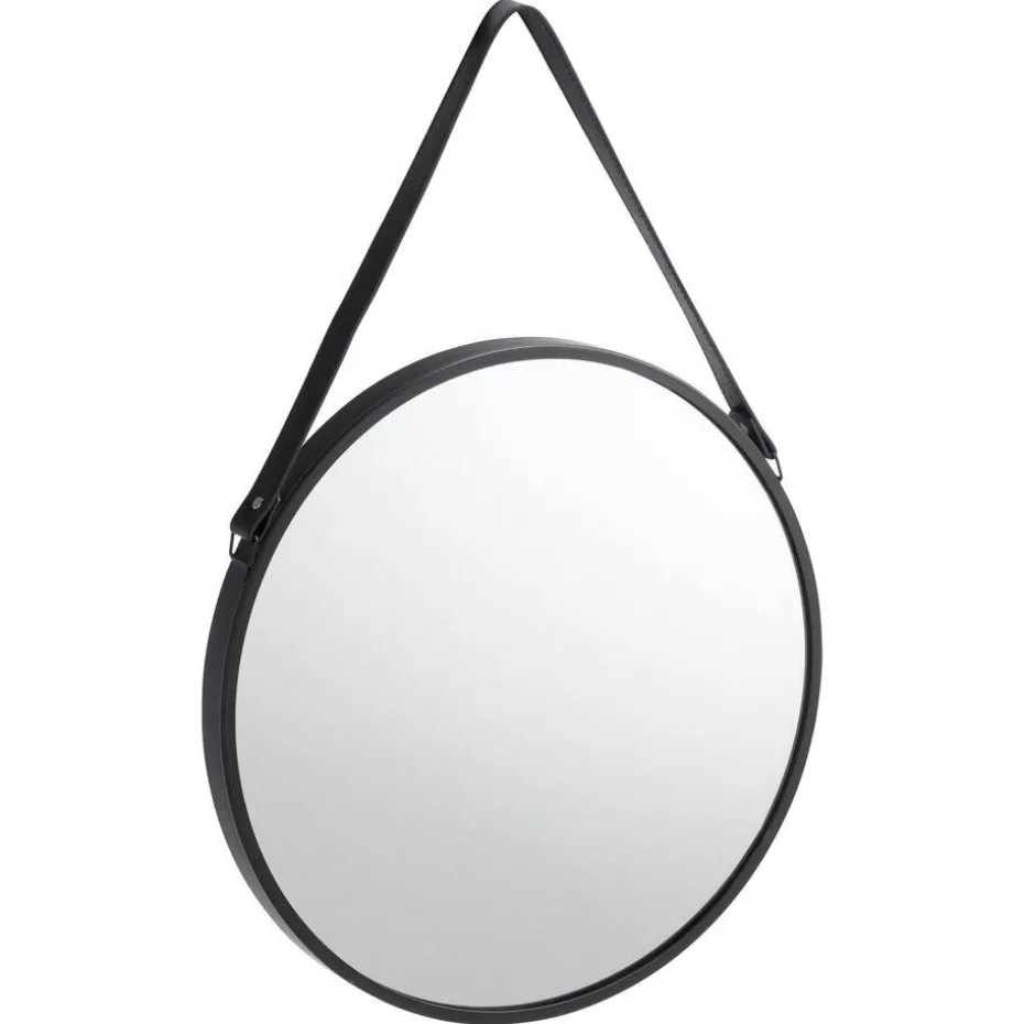 Spiegel Terlan Zwart 45 cm