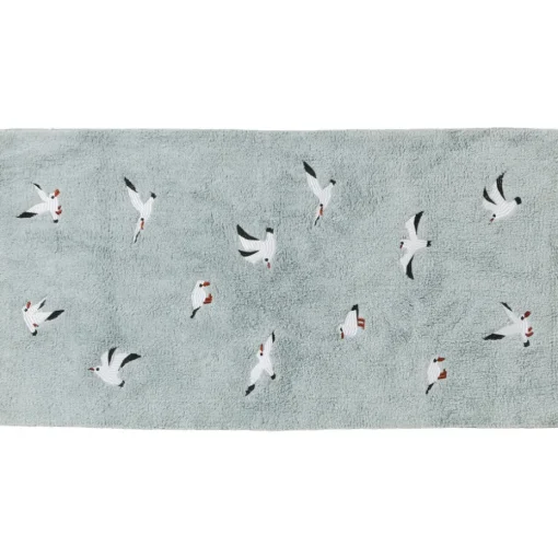 Vloerkleed Birds Blauw