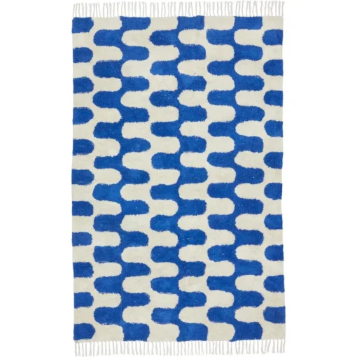 Vloerkleed Hayter 80x180cm Blauw